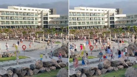 Turistas británicos desatan el caos en un hotel de Lanzarote con su 'guerra de tumbonas': "Vergüenza"