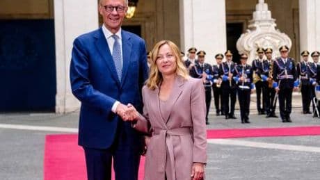 Meloni riceve Merz: "Smentita l'assenza di interesse della Germania per l'Italia"