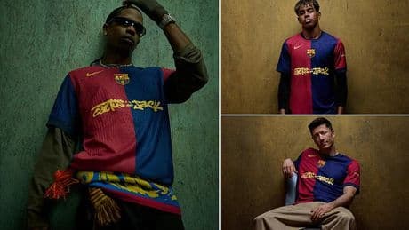 Travis Scott follows in the footsteps of Drake and Coldplay by teaming up with Barcelona with 'Cactus Jack' logo to feature on team's shirts for El Clasico and rapper to perform special gig