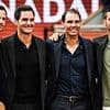 Rafael Nadal sheds tears as the 'big four' reunite for Spaniard's farewell party at his beloved Roland Garros