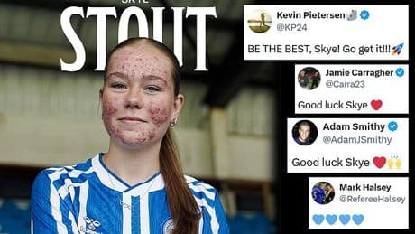 Football rallies around teenage star, 16, who suffered vile trolling mocking her unveiling photos on what should have been happiest day of her life