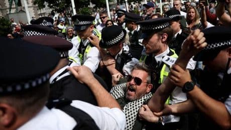 Royaume-Uni : 200 partisans du groupe Palestine Action arrêtés par la police à Londres