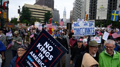 Heavily Armed Man at ‘No Kings’ Protest Had 13 Bombs at Home, Police Say