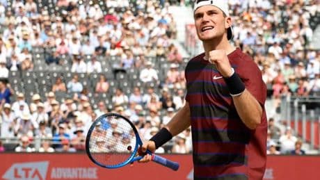Jack Draper, un Anglais dans son jardin à Wimbledon