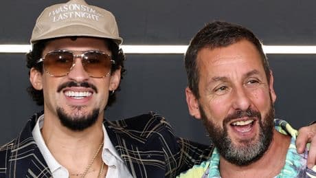 Bad Bunny admits he cried when he first met Happy Gilmore 2 co-star Adam Sandler