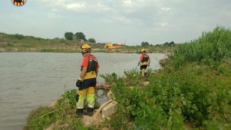 Hallan el cadáver del hombre de 35 años desaparecido mientras se bañaba en el río Turia