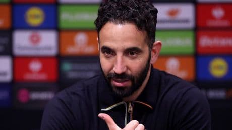 Ruben Amorim admits he's 'stressed' about Man Utd facing Tottenham in Europa League final