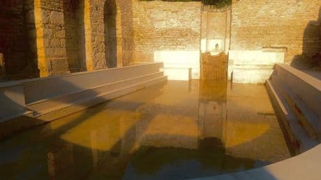 Tarihi Roma hamamında 1900 yıl sonra yeniden su aktı