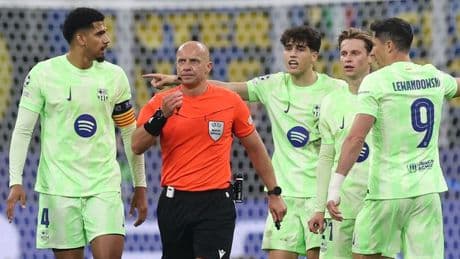 Barcelona fume over 'unfair' decisions as they point finger at the referee for Inter defeat