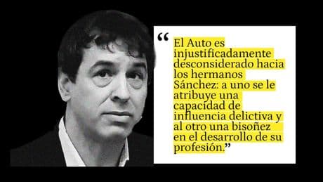 David Sánchez acusa a la juez de ser "desconsiderada" con su "hermano" Pedro por deslizar que éste influyó en su plaza