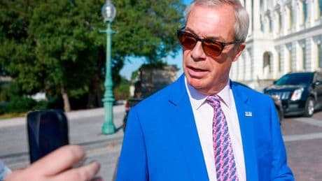 Tetchy Nigel Farage confronted by Mirror in DC after 'badmouthing' Britain