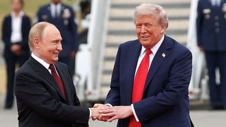 The moment Putin has craved - a red carpet for a man with blood on his hands