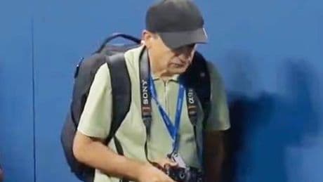 US Open photographer at centre of Daniil Medvedev meltdown breaks silence