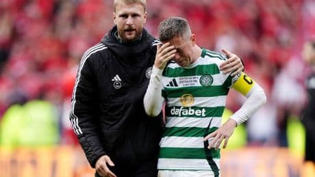 Distraught Celtic show their true colours with Aberdeen trophy move as Rodgers consoles his heartbroken leader