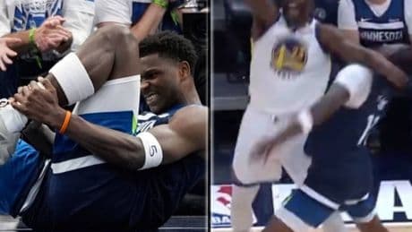 Los Wolves empatan a unos Warriors sin Curry en una noche de susto e ira