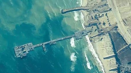 Biden built a pier to Gaza for aid - its cost and danger to US troops was higher than the public knew
