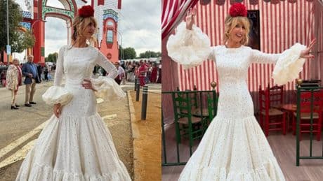 Emma García deslumbra en su primera vez en la Feria de Abril: &quot;¿Cómo he tardado tanto?&quot;