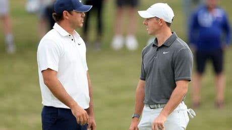 Rory McIlroy showed what he thinks of Brooks Koepka before he tried to 'get one up' on him