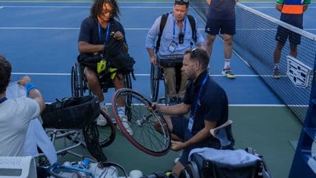 ‘They Keep Us Rolling’: Wheelchair Tennis at the U.S. Open Has a Pit Crew