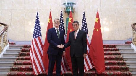 Welthandel: Staatsmedien: China und USA sprechen in London weiter