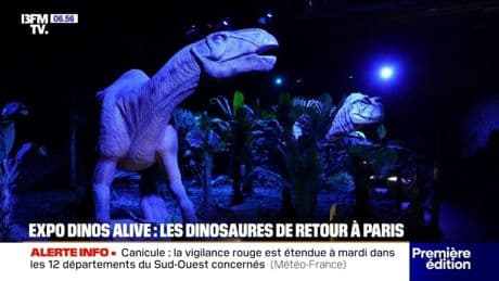 Expo dinos alive: les dinosaures sont de retour à Paris