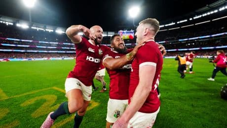 Lions clinch series with last-minute try in epic against revitalised Australia