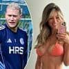 Former Liverpool goalkeeper Loris Karius' stunning TV presenter wife reveals intimate photos as she flies in to watch him play after three-and-a-half months out injured