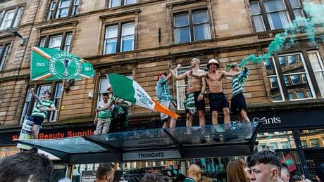 NO-GO ZONE: Now Celtic join the police and council in asking partying fans to avoid Glasgow city centre