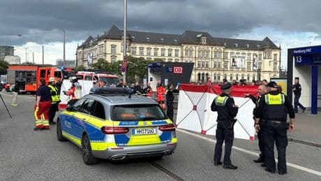 Allemagne : au moins 12 blessés dans une attaque au couteau à la gare de Hambourg