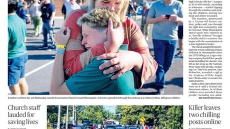 Deux enfants tués lors d’une fusillade à l’église de l’Annonciation à Minneapolis