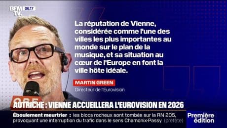 Vienne accueillera l'Eurovision 2026