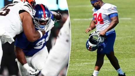 Elijah Chatman hopes two-way versatility enough to crack Giants 53-man roster