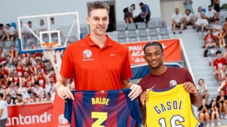 Balde, invitado sorpresa de Pau Gasol a la clausura de su 21ª Academy