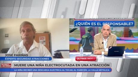 Un experto señala lo que pudo fallar en la atracción donde falleció una niña de dos años: &quot;La inspección no fue completa&quot;
