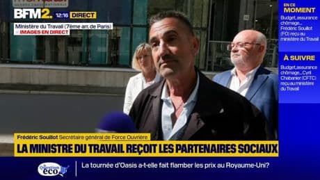 Budget, assurance chômage... Frédéric Souillot (Force ouvrière) reçu par la ministre du Travail