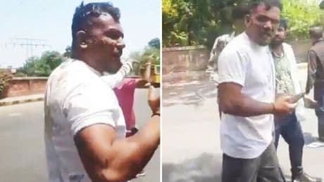 Moment British Air India survivor walks away from horror fireball crash