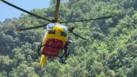 Pigna, auto cade in un burrone. Interviene l’elisoccorso