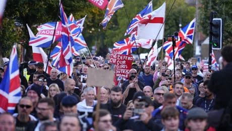 Under strain police dealt with record number of protests this summer as tensions flared over migrant crisis