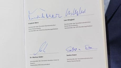 Handschrift-Experte analysiert - Merz standfest, Esken krampfig-akkurat