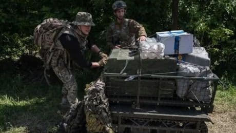 Russia And Ukraine Turn To Ground Robots For Frontline Resupply