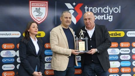 Samsunspor’a bağımlılıkla mücadele ödülü