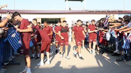Trabzonspor'un Erzurum kampına taraftarlardan yoğun destek