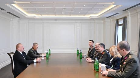 Azerbaycan Cumhurbaşkanı Aliyev, Genelkurmay Başkanı Bayraktaroğlu'nu kabul etti