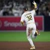 Sheets hits 2 of San Diego's 4 homers, Tatis robs Devers as the Padres beat the Giants 8-1
