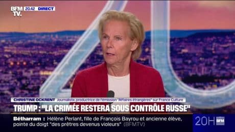 La Crimée: "L'acharnement de Zelensky est constitutionnel", explique Christine Ockrent, productrice de l'émission "Affaires étrangères" sur France Culture