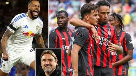 Leeds close in on £13.5m swoop for AC Milan star - as Daniel Farke lauds his side's 'magic' Premier League return with 'outstanding' victory over Everton