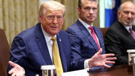 Trump furiously brands question about Epstein ‘a desecration’ amid mounting criticism