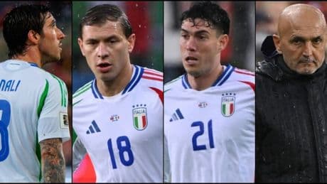 Pagelle Italia: Bastoni come col Psg, Barella senza gamba, disastro Di Lorenzo