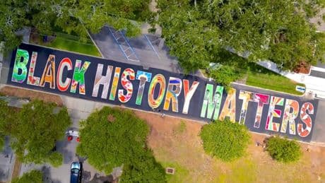 Two Florida pastors arrested after praying on top of ‘Black History Matters’ mural to stop crews from removing it