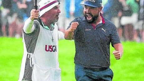 El outsider JJ Spaun reina en la locura de Oakmont para levantar su primer major